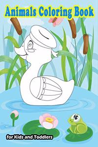 Animals Coloring Book for Kids and Toddlers