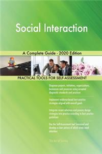 Social Interaction A Complete Guide - 2020 Edition