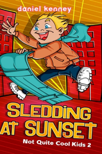 Sledding At Sunset