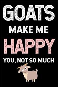 Goats Make Me Happy You, Not So Much