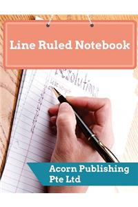 Line Ruled Notebook
