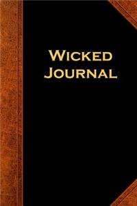 Wicked Journal Vintage Style