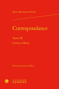 Correspondance. Tome III