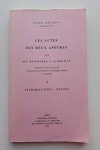 Les actes des deux apôtres. Tome I