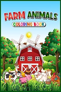 Farm Animals Coloring Book