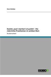 Exoleti, pueri meritorii et pulchri - Die männliche Prostitution im antiken Rom