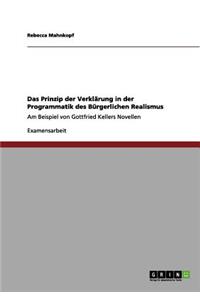 Prinzip der Verklärung in der Programmatik des Bürgerlichen Realismus