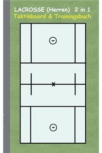 Lacrosse (Herren) 2 in 1 Taktikboard und Trainingsbuch