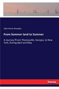 From Summer land to Summer