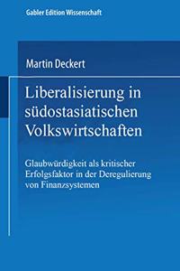 Liberalisierung in sudostasiatischen Volkswirtschaften