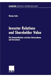 Investor Relations Und Shareholder-Value