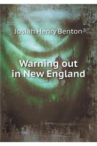Warning Out in New England