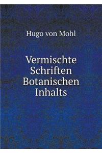 Vermischte Schriften Botanischen Inhalts