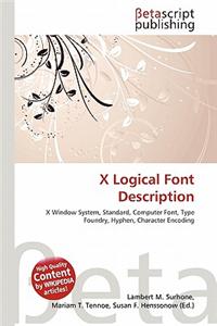 X Logical Font Description