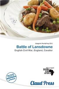 Battle of Lansdowne