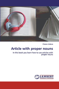Article with proper nouns