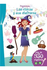 Pegatinas: Las Chicas Y Sus Disfraces