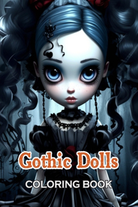 Gothic Dolls Coloring Book