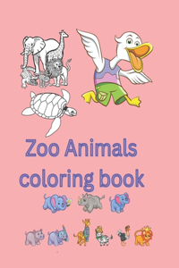 Zoo Animals coloring book for kids