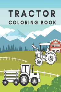 Tractor Coloring Book