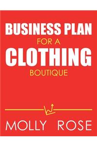 Business Plan For A Clothing Boutique