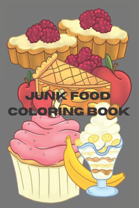 Junk Food Coloring Book