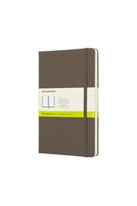 Moleskine Earth Brown Notebook Large Plain Hard