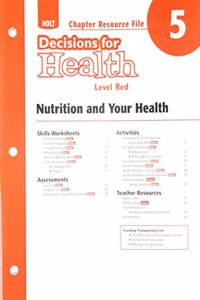 Crf Ch5 Nutrition/Hlth Dechlth 2009 Red