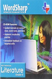 Holt McDougal Literature: Wordsharp Vocabulary Tutor CD-ROM Grade 10