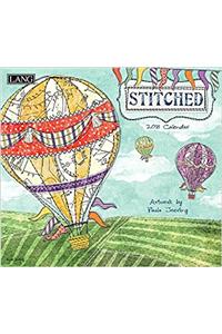 Stitched 2018 Calendar (Deluxe Wall)