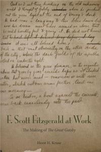 F. Scott Fitzgerald at Work