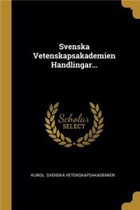 Svenska Vetenskapsakademien Handlingar...