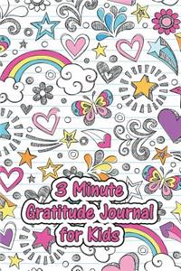 3 Minute Gratitude Journal for Kids