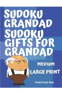 Sudoku Grandad - Sudoku Gifts for Grandad - Medium