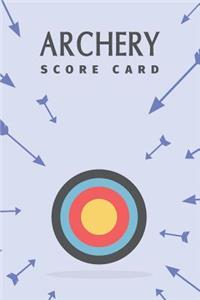 Archery Score Card