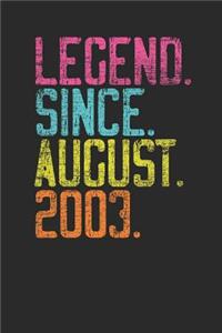 Legend Since August 2003