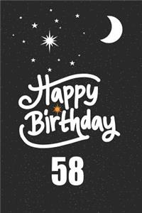 Happy birthday 58