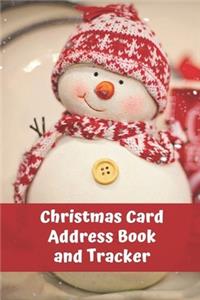 Christmas Card Address Book and Tracker