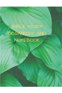 Bible Study Organizer and Notebook