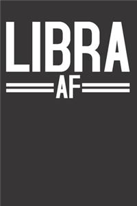 Libra Zodiac Sign Notebook Journal