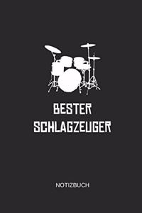 Bester Schlagzeuger Notizbuch