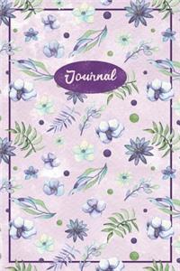 Watercolor Floral Journal