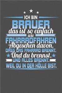Ich Bin Brauer Das Ist So Einfach Wie Fahrradfahren. Abgesehen Davon, Dass Das Fahrrad brennt. Und Du Brennst. Und Alles Brennt. Weil Du In Der Hölle Bist.
