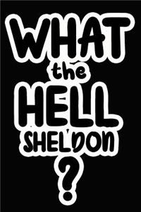 What the Hell Sheldon?: College Ruled Composition Book