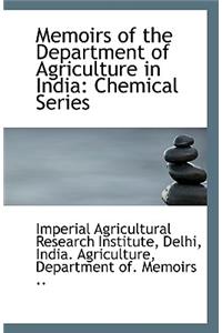 Memoirs of the Department of Agriculture in India