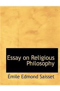 Essay on Religious Philosophy