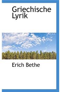 Griechische Lyrik