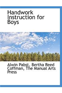 Handwork Instruction for Boys