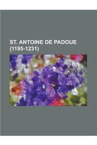 St. Antoine de Padoue (1195-1231)