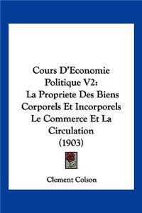Cours D'Economie Politique V2
